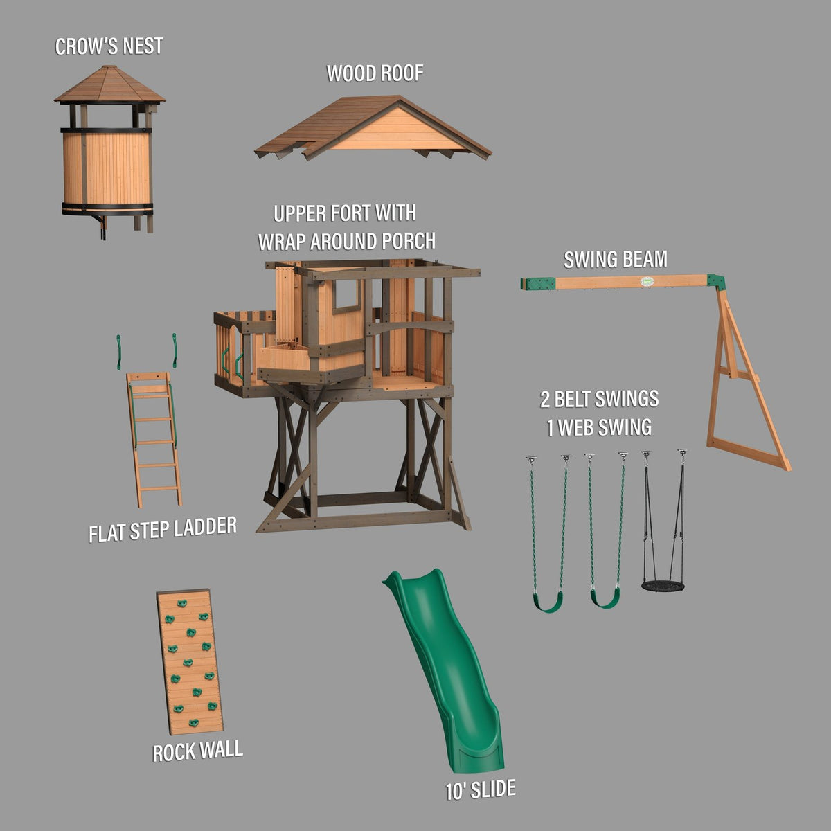 Eagles Nest Elite Swing Set