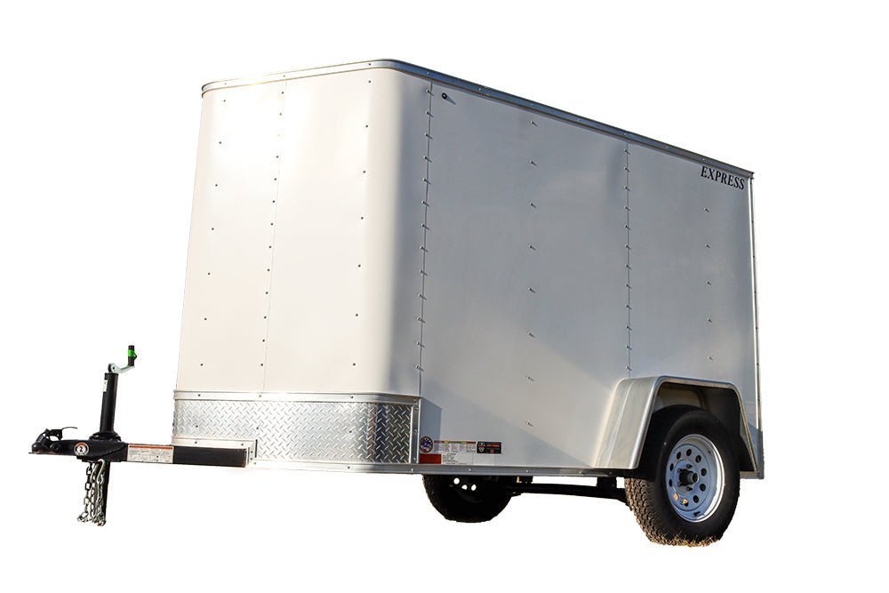 Small White Enclosed Trailer