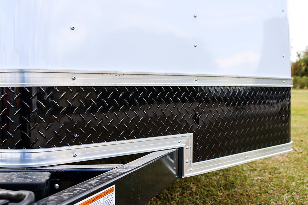 Big White Enclosed Trailer