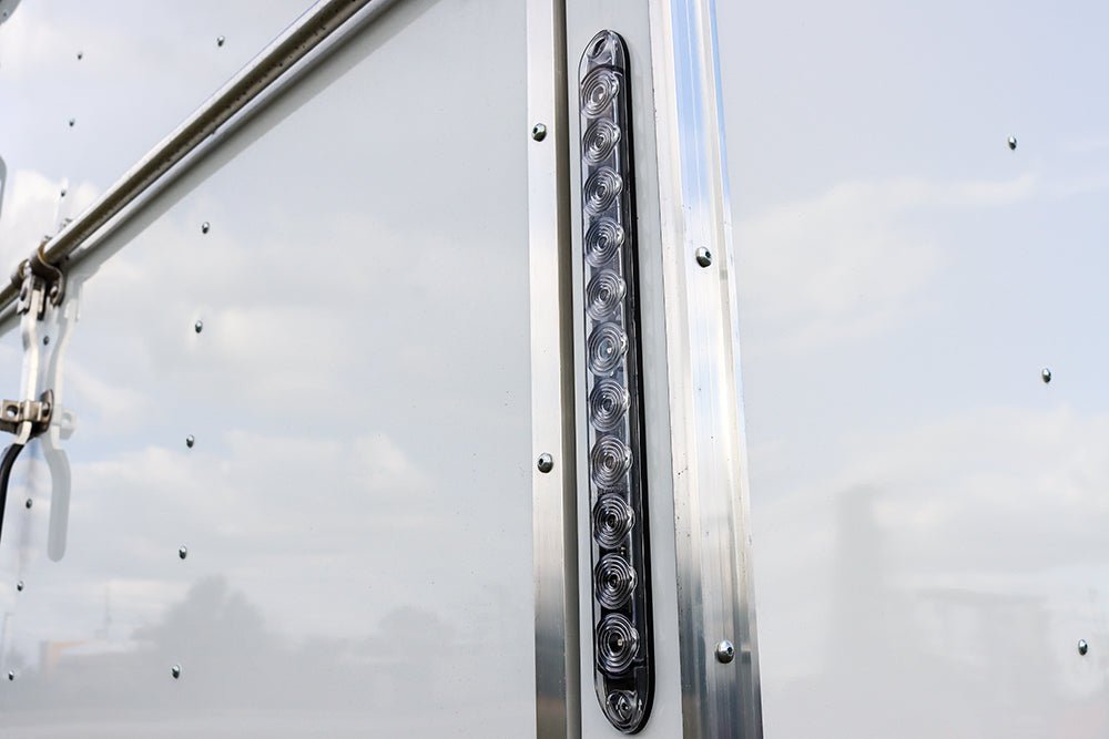 Big White Enclosed Trailer