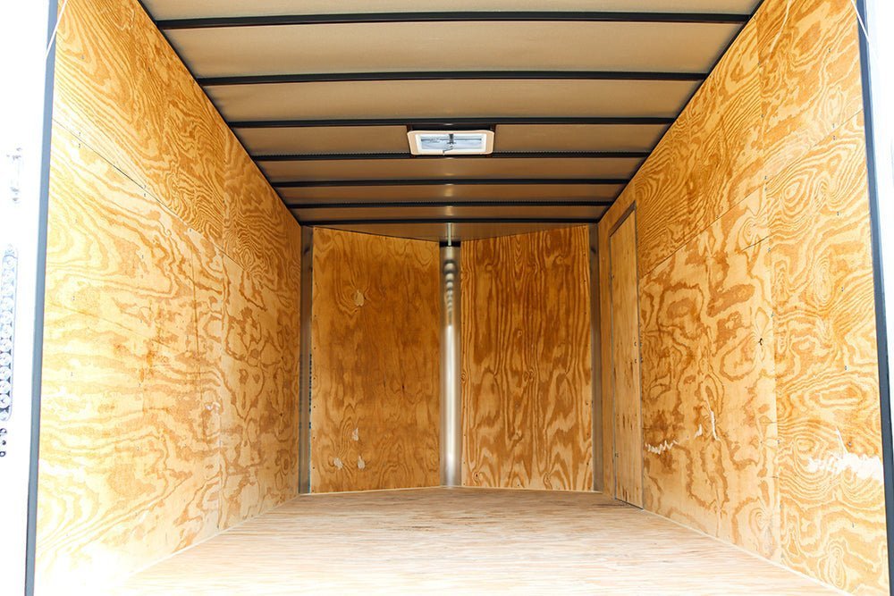 Big White Enclosed Trailer