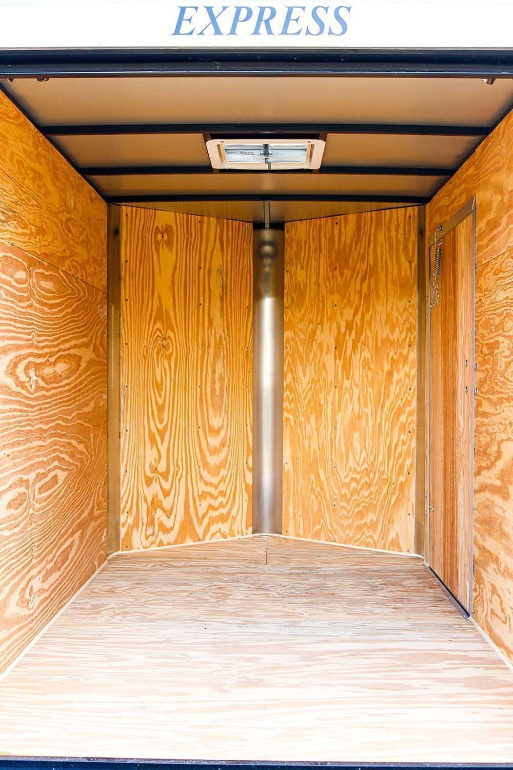 Small White Enclosed Trailer