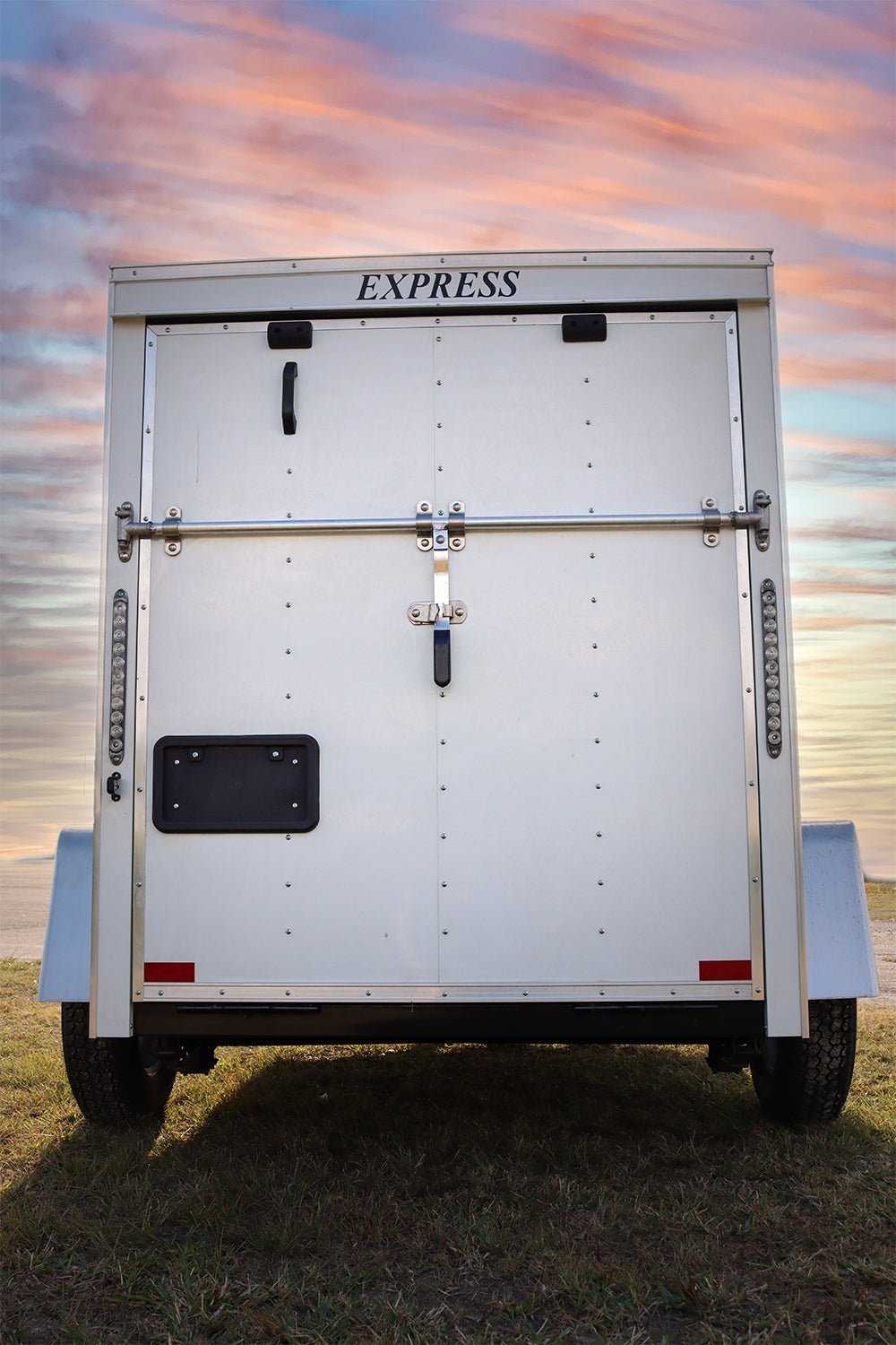 Small White Enclosed Trailer