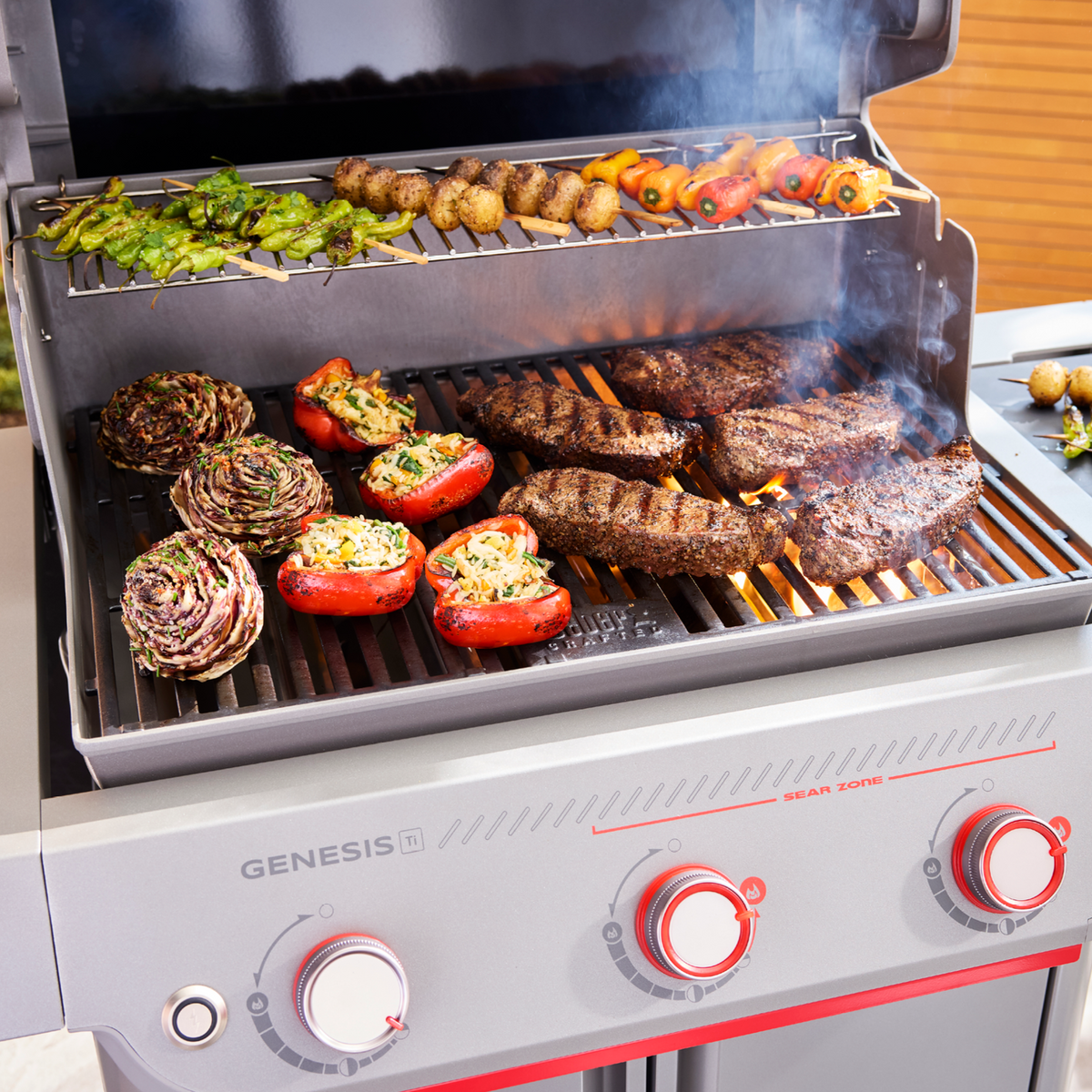 Genesis® E-325W Gas Grill Titanium Edition (Liquid Propane)