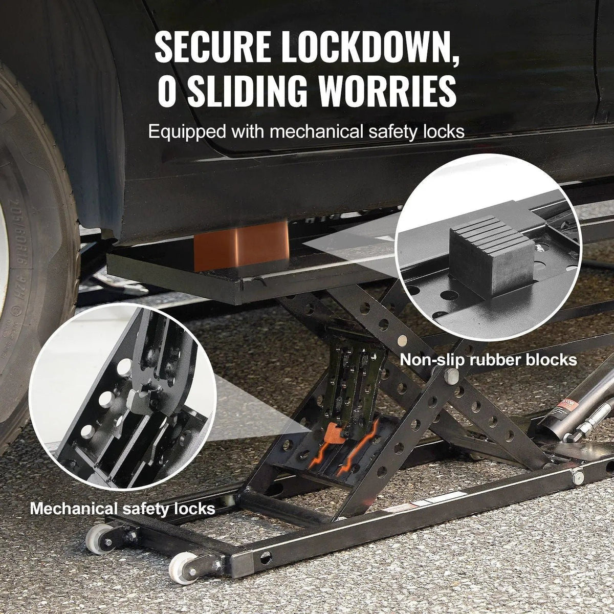 26.8″ Auto Lift for Trucks, 7000 lbs Capacity, Heavy-Duty Carbon Steel, Shop & Garage Use, DOBA-ALT7000