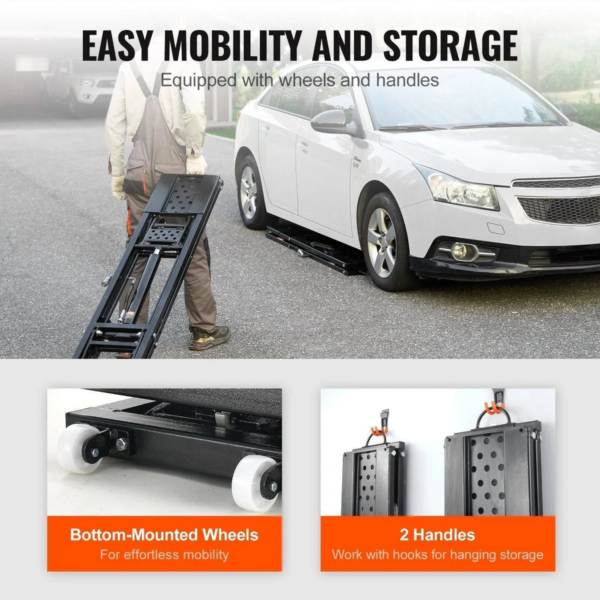26.8″ Auto Lift for Trucks, 7000 lbs Capacity, Heavy-Duty Carbon Steel, Shop & Garage Use, DOBA-ALT7000