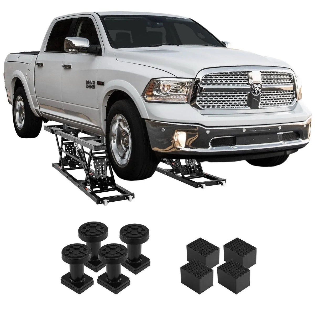 26.8″ Auto Lift for Trucks, 7000 lbs Capacity, Heavy-Duty Carbon Steel, Shop & Garage Use, DOBA-ALT7000