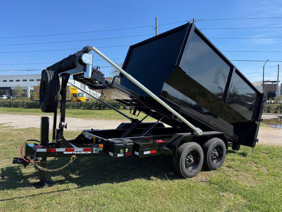 U-DUMP Bumper-Pull Roll-Off Dump Trailer | 6′ x 12′ | ROBP-16 PRO