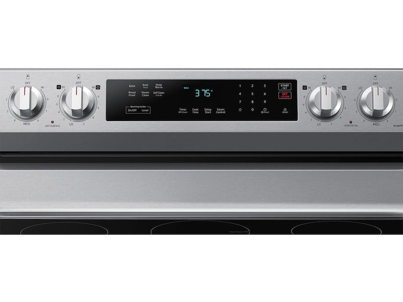 Samsung 6.3 Cu. Ft. Smart Freestanding Electric Range NE63A6311SS