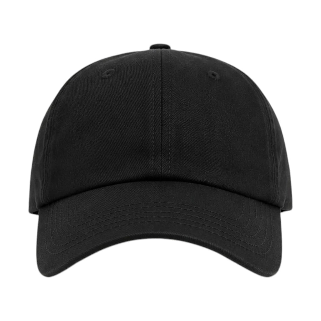PRIOKA Classic Black Cotton Baseball Cap