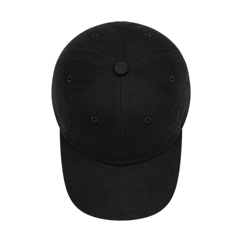 PRIOKA Classic Black Cotton Baseball Cap