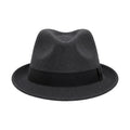 PRIOKA Classic Dark Gray Fedora Hat