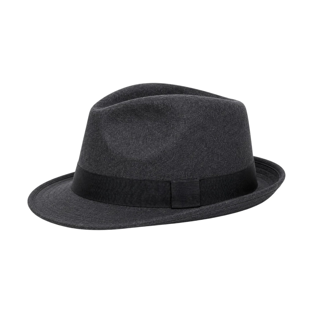 PRIOKA Classic Dark Gray Fedora Hat
