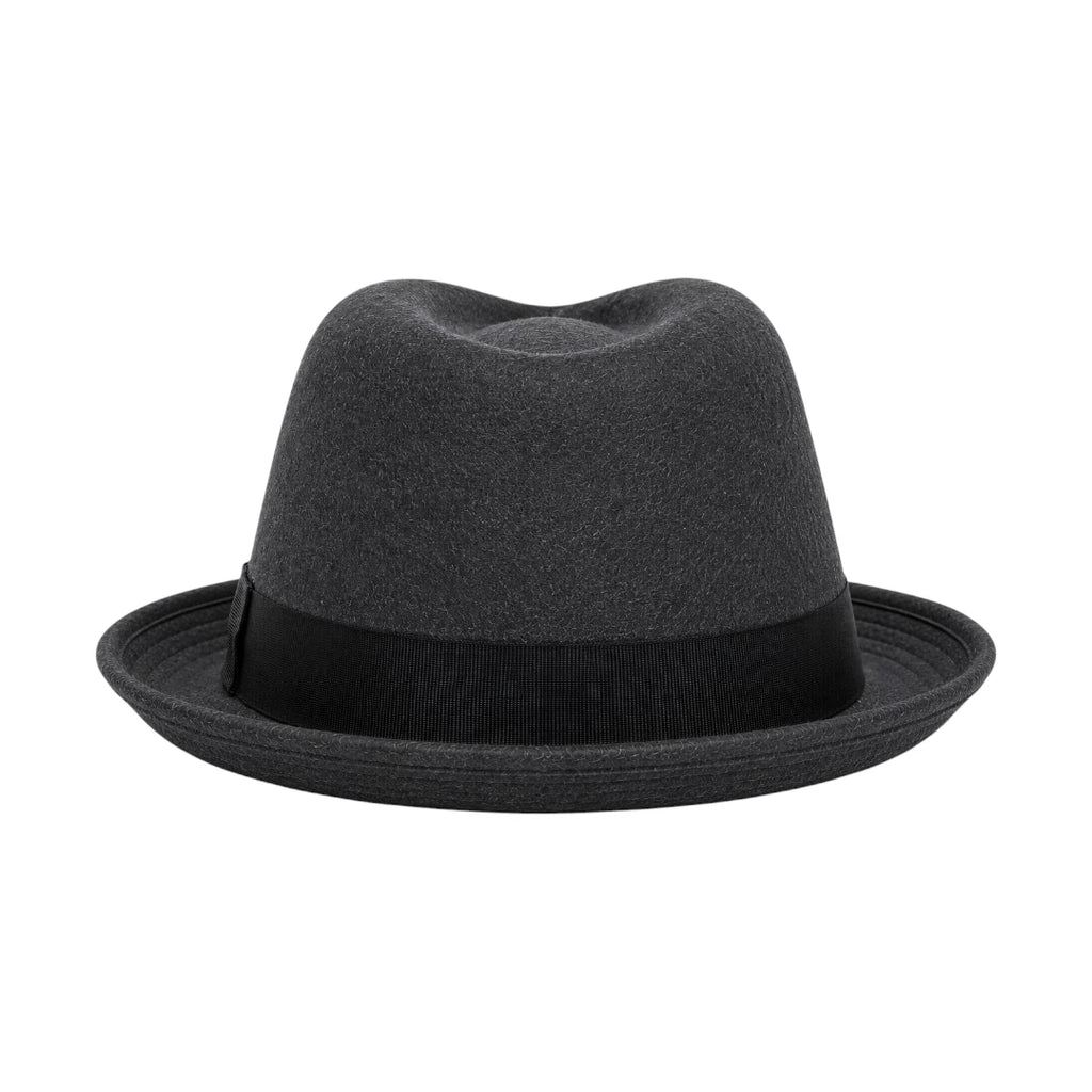 PRIOKA Classic Dark Gray Fedora Hat