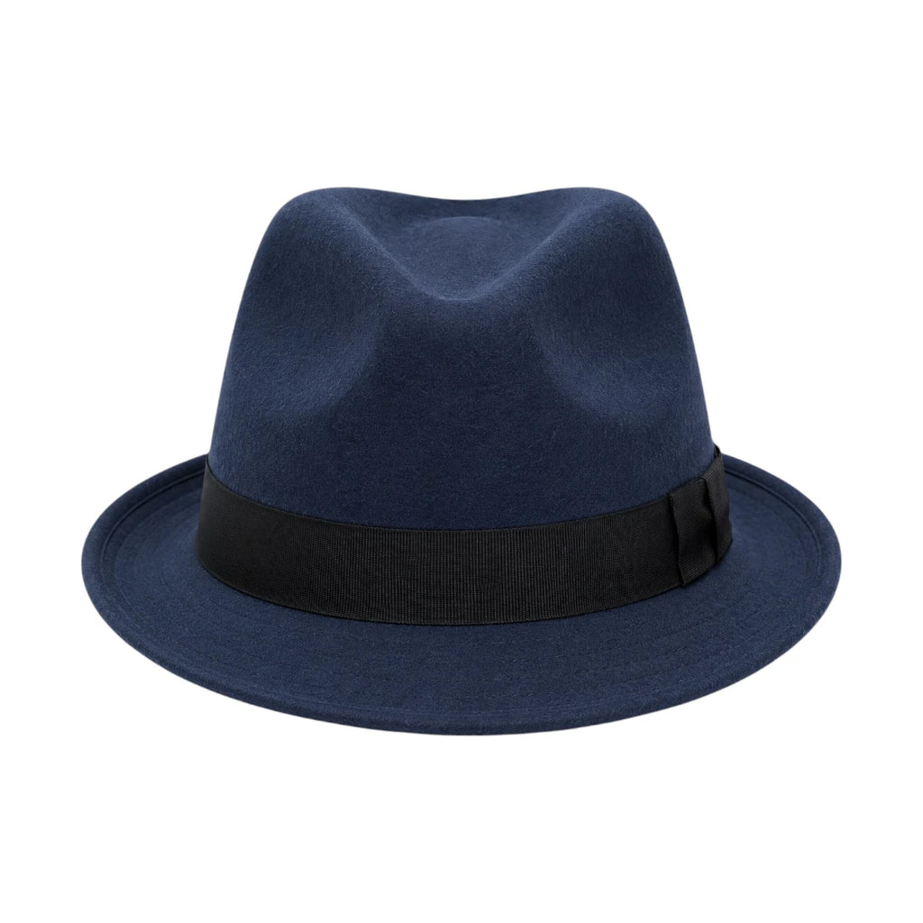 PRIOKA Classic Navy Blue Fedora Hat