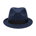 PRIOKA Classic Navy Blue Fedora Hat