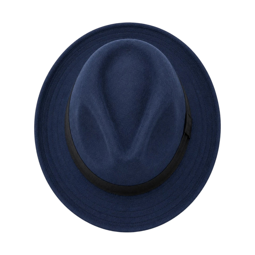 PRIOKA Classic Navy Blue Fedora Hat