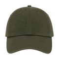 PRIOKA Classic Olive Green Cotton Baseball Cap