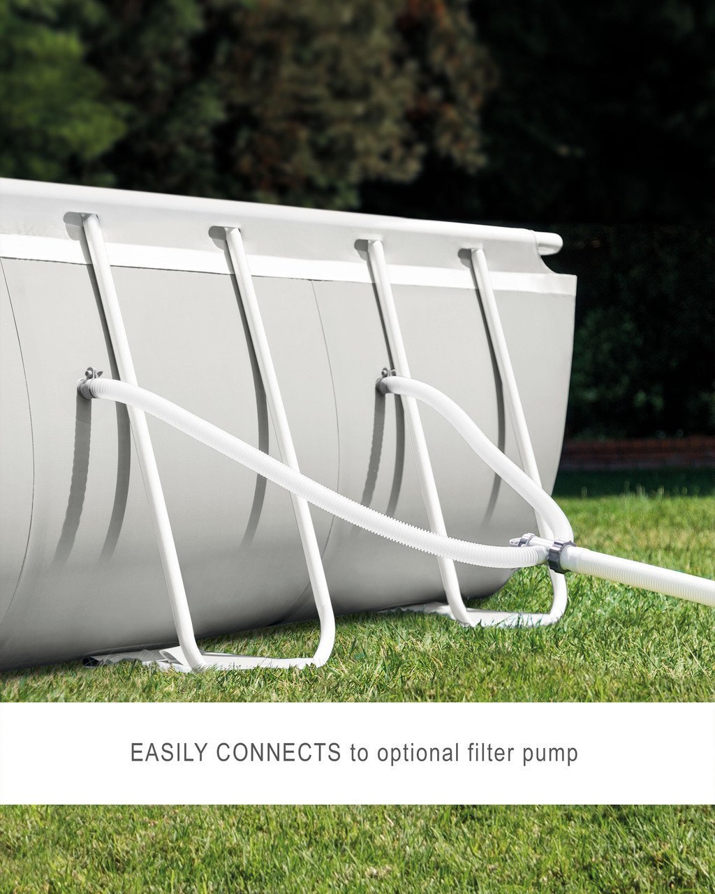 Prism Frame™ 20′ x 10′ x 48″ Oval Above Ground Pool Set