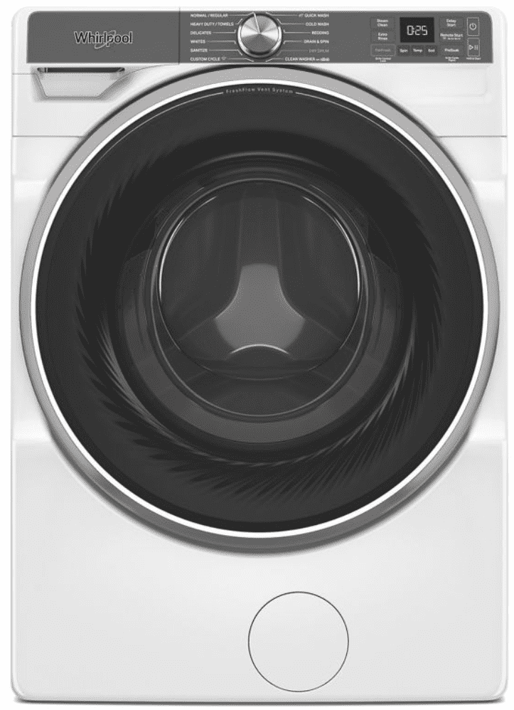 Whirlpool WFW6720RW 5.0 cu. ft. Smart Front Load Washer in White