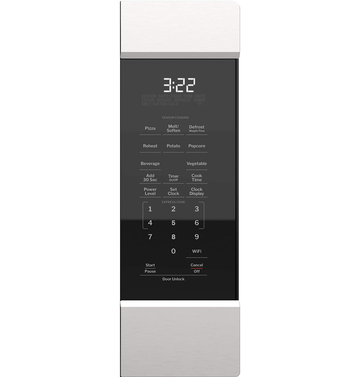 GE – 2.2 Cu. Ft. Countertop Microwave with Built-In Wi-Fi – Stainless Steel