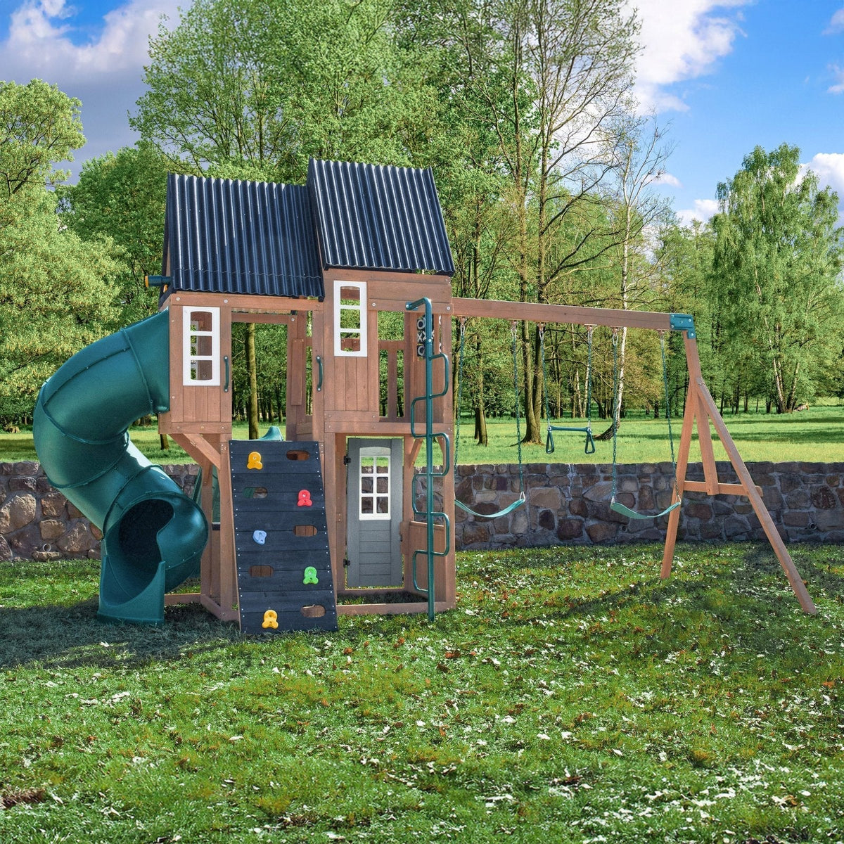 Acadia Manor Swing Set - Prioka