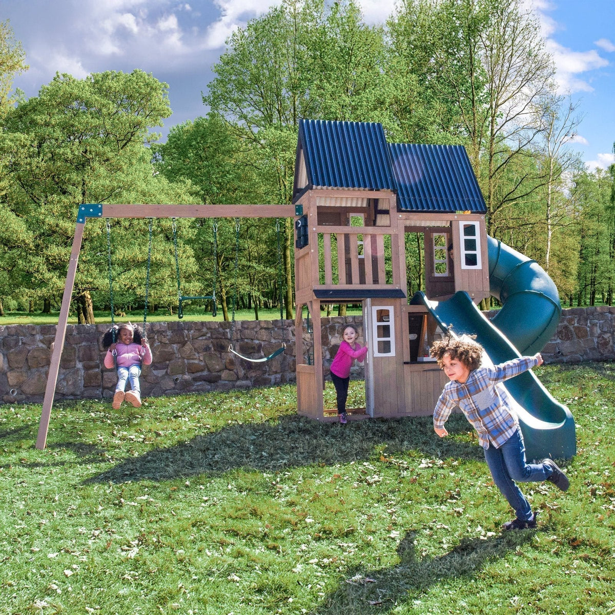 Acadia Manor Swing Set - Prioka