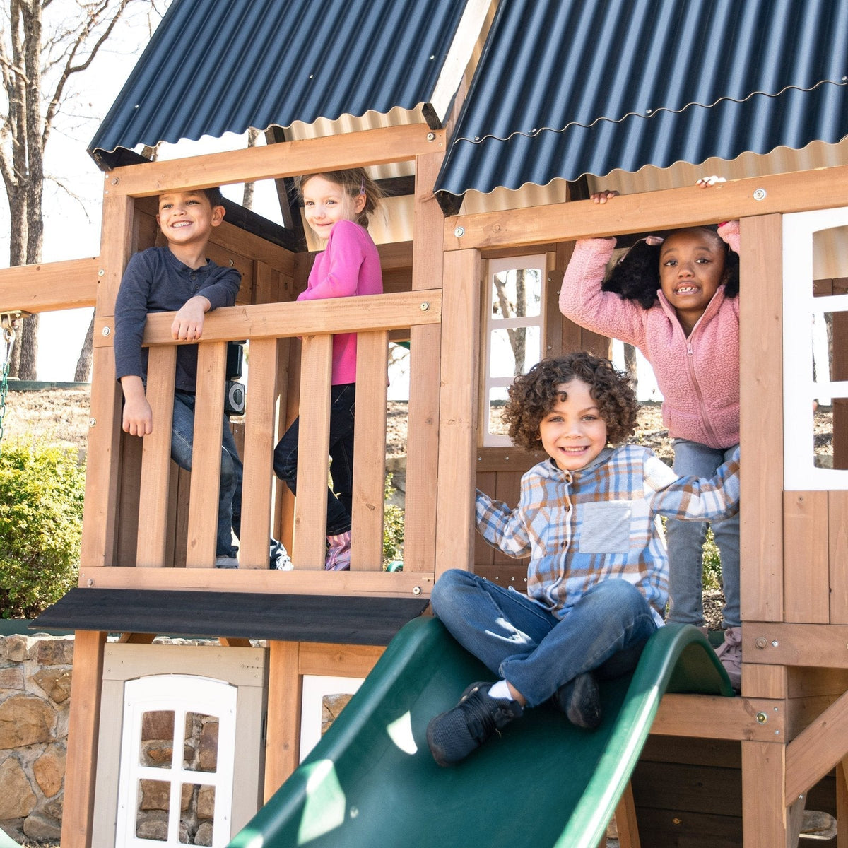 Acadia Manor Swing Set - Prioka