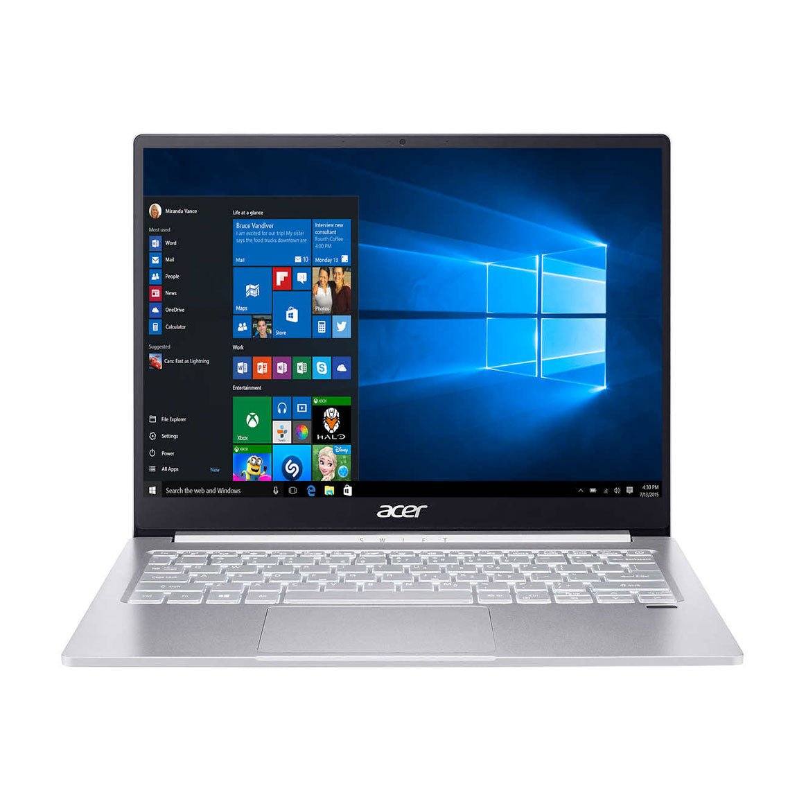 Acer Swift 3 SF313-53-70L6 Intel Evo Laptop i7-1165G7 - 16GB RAM 1TB SSD 13.5 Inch QHD Intel Iris Xe Graphics Win 10 - Prioka