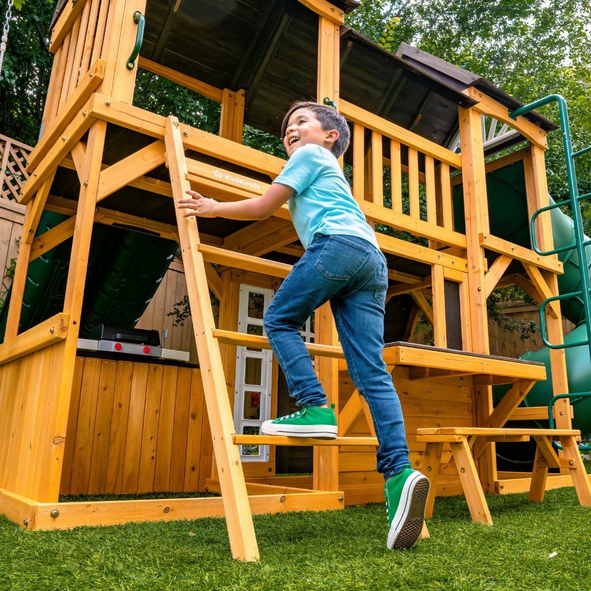 Adventure Bend Swing Set – Installation Available - Prioka