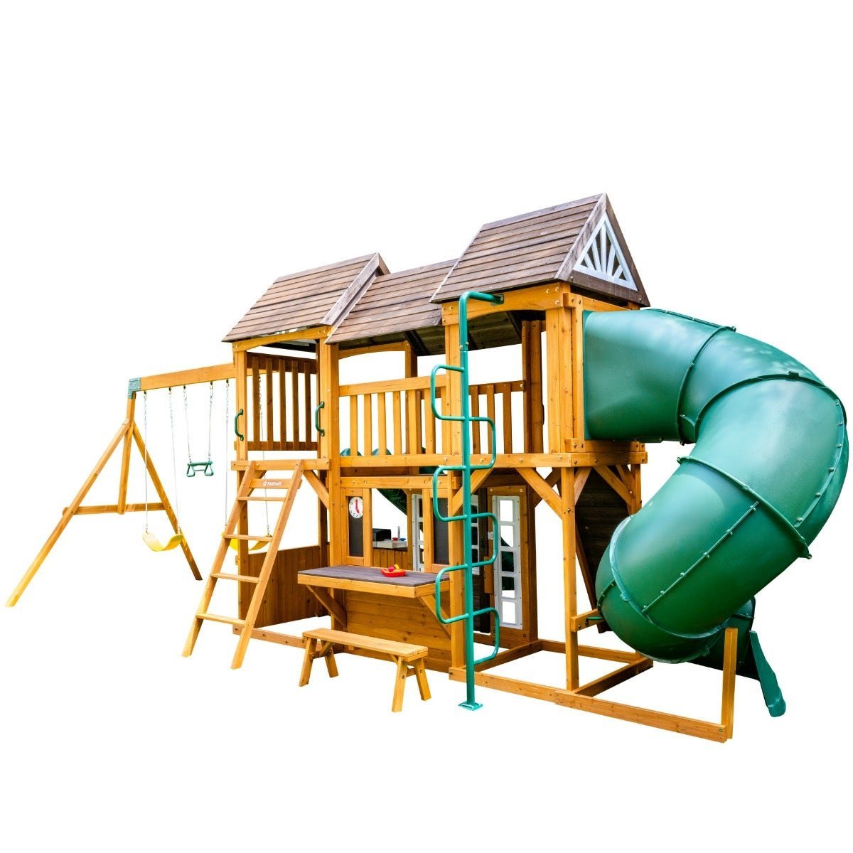 Adventure Bend Swing Set – Installation Available - Prioka