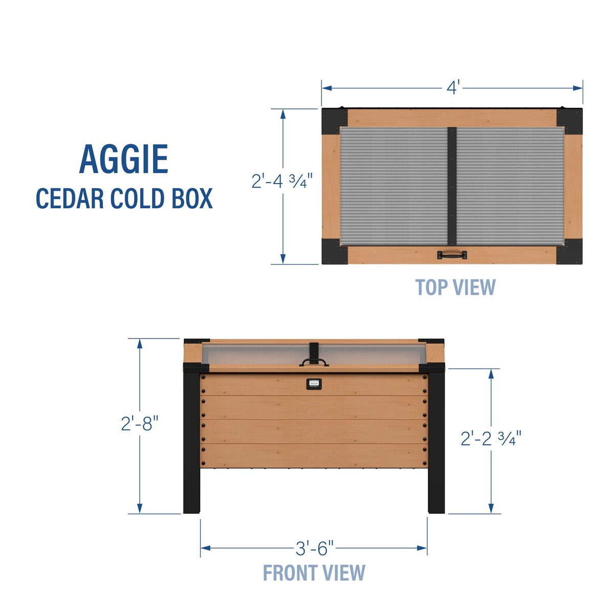 Aggie Cold Frame Box - Prioka
