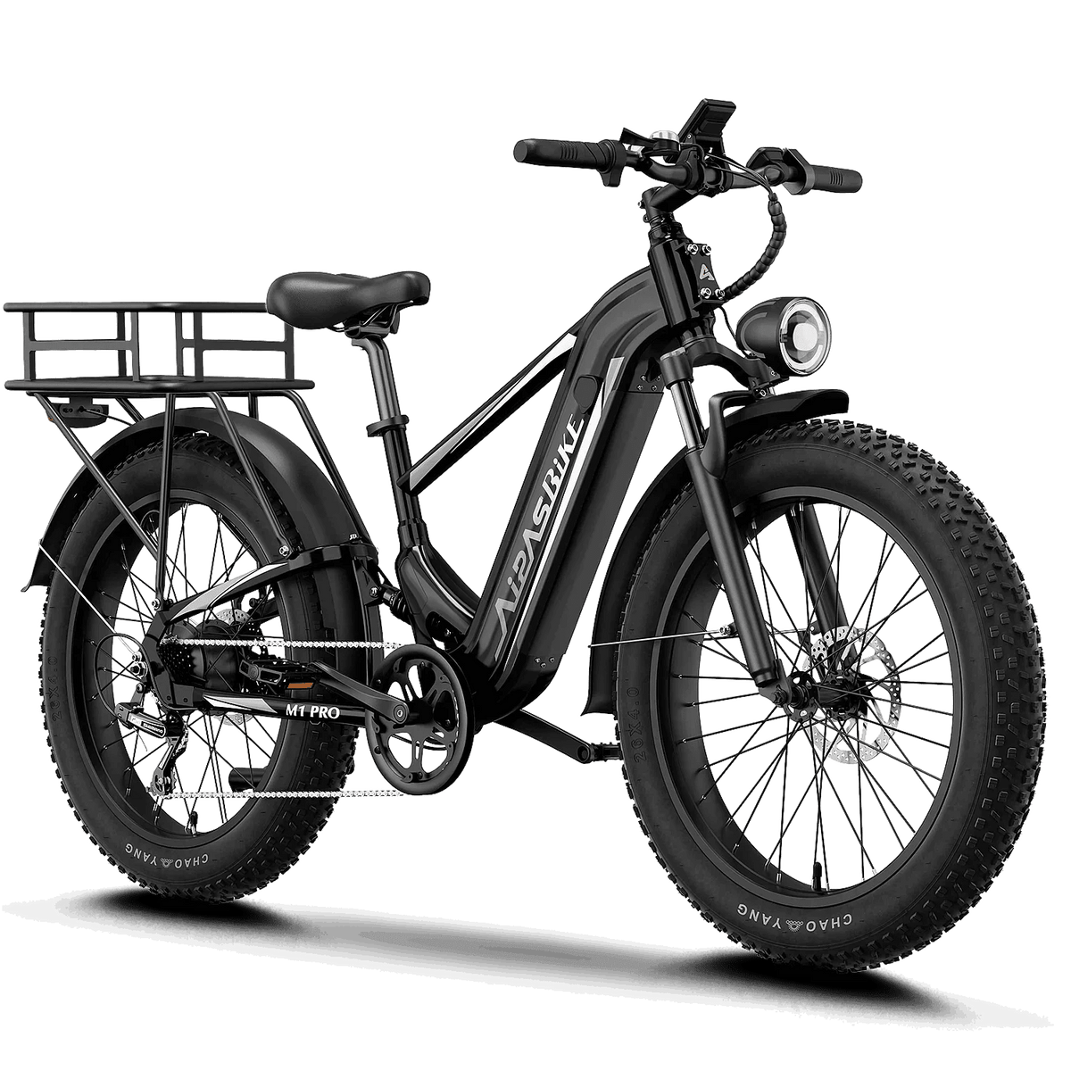 Aipas M2 Pro Electric Fat Tire Mountain Bike, 1800W Motor, 48V/17.5Ah, 36 MPH - Prioka