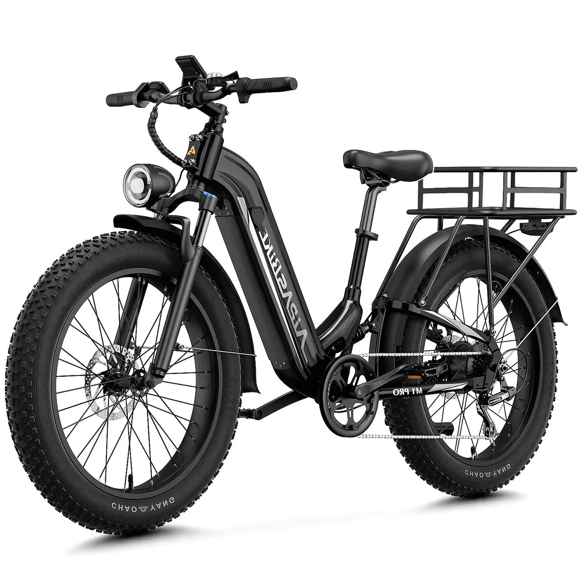 Aipas M2 Pro Electric Fat Tire Mountain Bike, 1800W Motor, 48V/17.5Ah, 36 MPH - Prioka