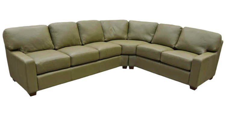 Albany Leather Sectional - Prioka