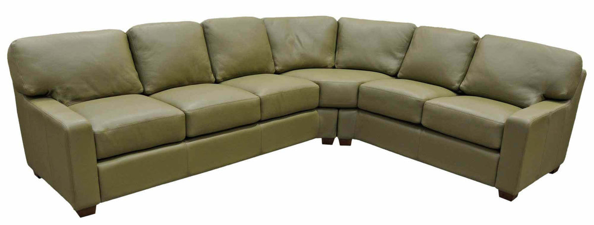 Albany Leather Sectional - Prioka