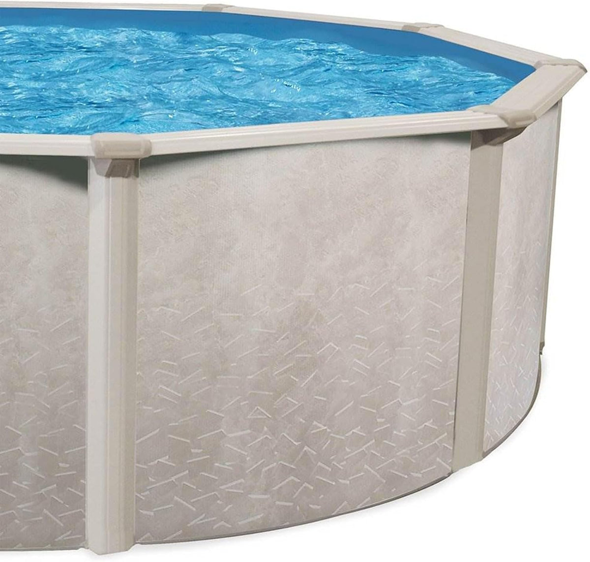 Aquarian 21ft x 52in Round Steel-Frame Above Ground Swimming Pool – Phoenix Series, DIY Outdoor Backyard Pool - Prioka