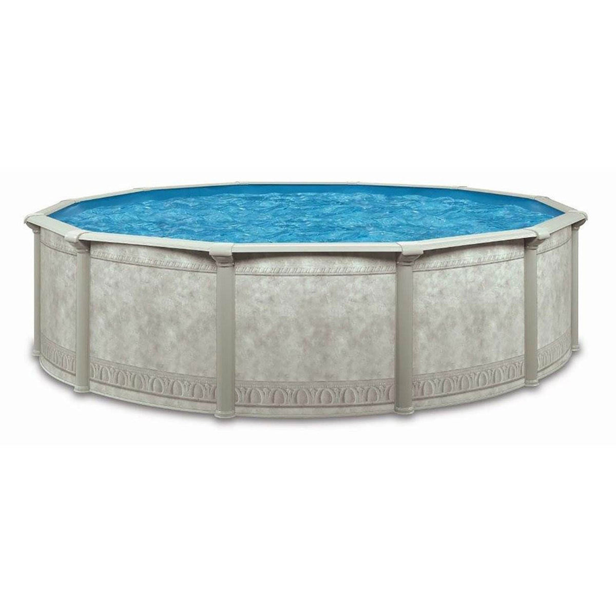 Aquarian Venetian 24ft x 52in Above Ground Swimming Pool with Liner and Skimmer - Prioka