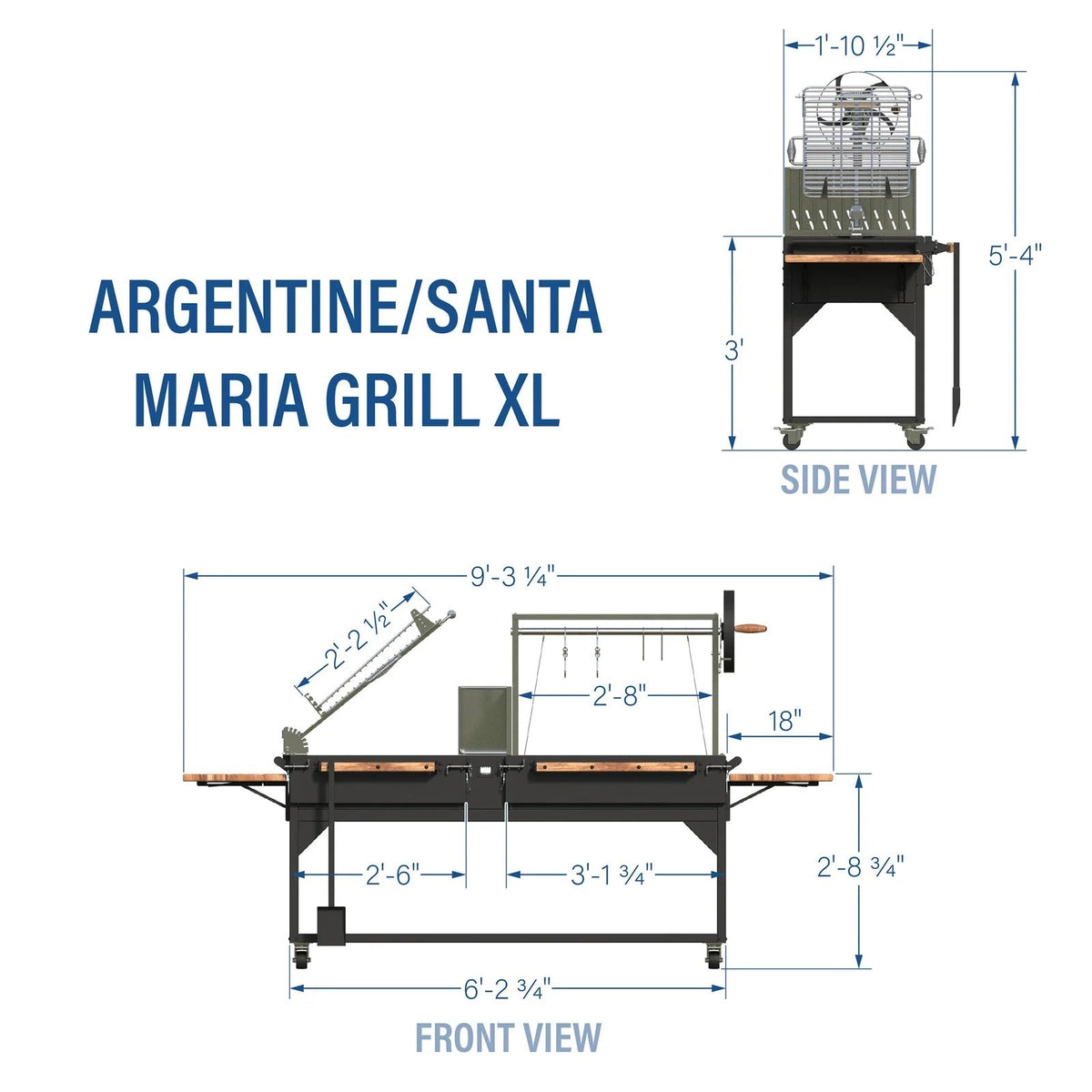 Argentine/Santa Maria Grill XL - Prioka