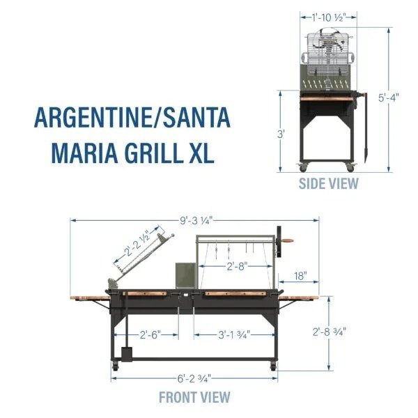 Argentine/Santa Maria Grill XL - Prioka