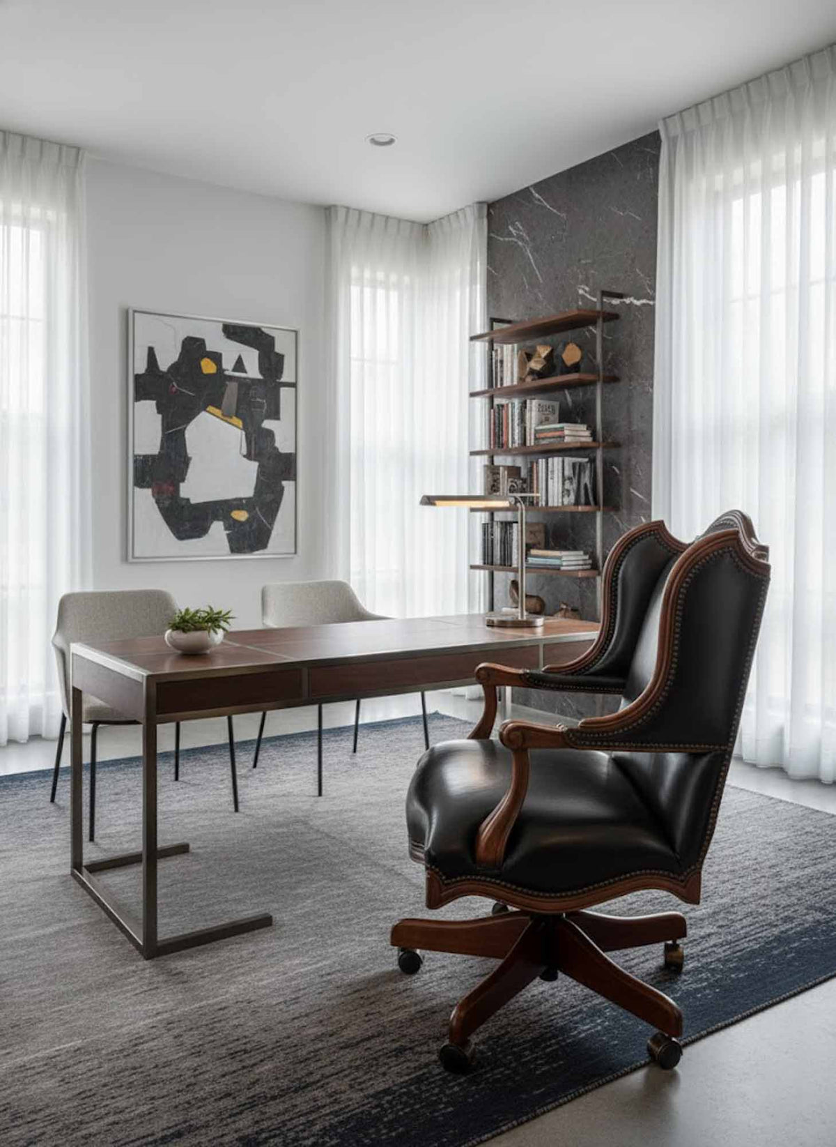 Arthur Leather Executive Chair - Prioka