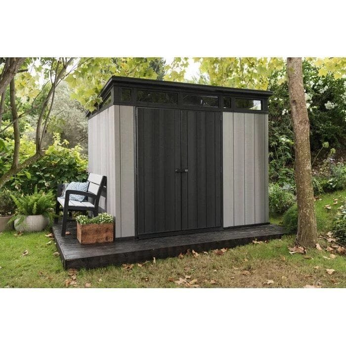 Artisan 9 ft. W x 7.5 ft. D Plastic Storage Shed - Prioka
