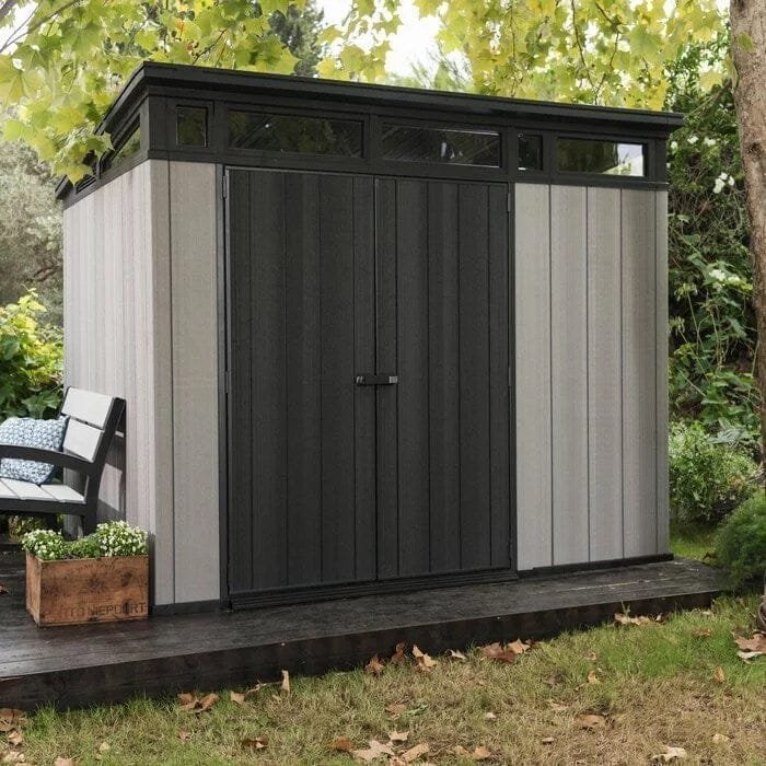 Artisan 9 ft. W x 7.5 ft. D Plastic Storage Shed - Prioka