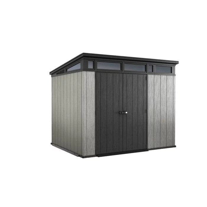 Artisan 9 ft. W x 7.5 ft. D Plastic Storage Shed - Prioka
