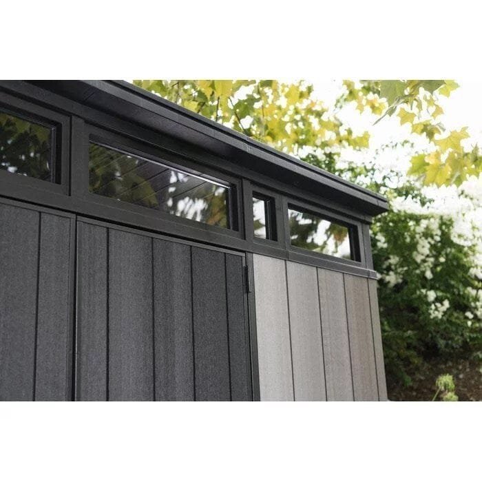 Artisan 9 ft. W x 7.5 ft. D Plastic Storage Shed - Prioka