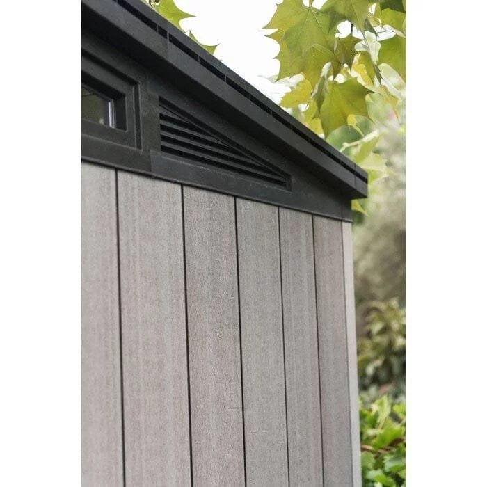 Artisan 9 ft. W x 7.5 ft. D Plastic Storage Shed - Prioka