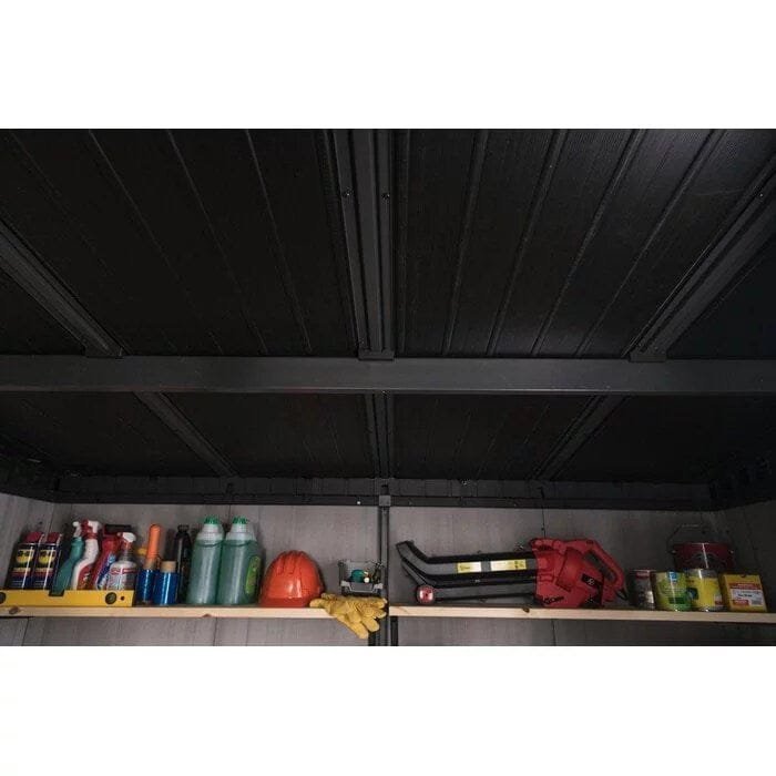 Artisan 9 ft. W x 7.5 ft. D Plastic Storage Shed - Prioka