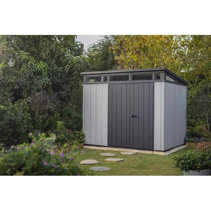 Artisan 9 ft. W x 7.5 ft. D Plastic Storage Shed - Prioka