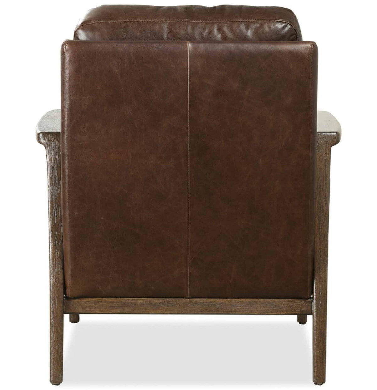 Ashland Leather Chair In Brown - Prioka