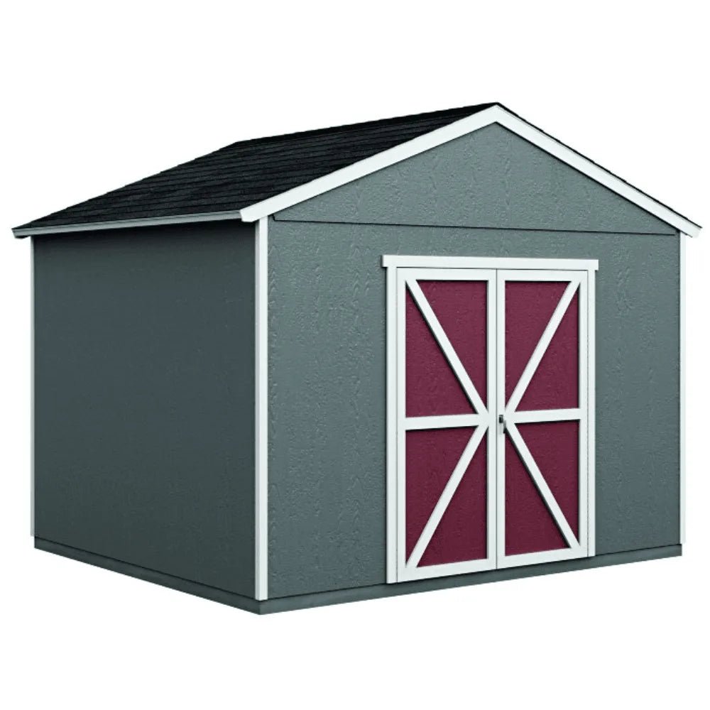 Astoria 12 ft. x 12 ft. Outdoor Wood Storage Shed - Prioka